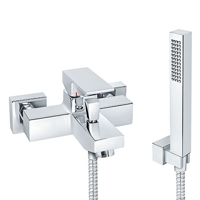 Jednoručna zidna baterija za kadu QUADRO JQ33101 sa tušem