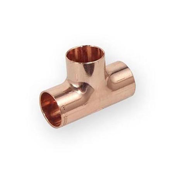 Slika Cu bakarni T komad redukovani Ø 18 x 22 x 18