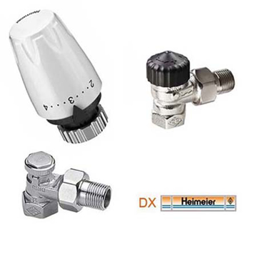 Slika Termo set 1/2 ugaoni HEIMEIER DX (ventil, navijak, termoglava)