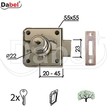 Slika Bravica za drvo DABEL 2100 Hr fi22/55/55/23/20–45 mm 2K DBP1 – 3398063