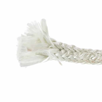 Slika Zaptivna staklena pletenica bela 10x10 mm 1 m