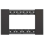 Slika BTicino Living Now okvir (maska/pločica) 4M crna KA4804KG