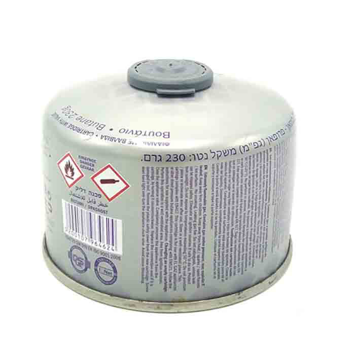 Plinska kartuša 230 g sa navojem za kamperske gorionike