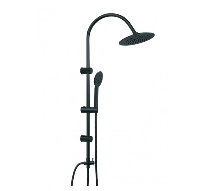 Slika Usponski tuš Minotti Dark Elegance MUT 270 okrugli set sa tuš ružom Ø230 mm