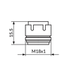 Slika Perlator PPM18AFO M18x1 za slavinu