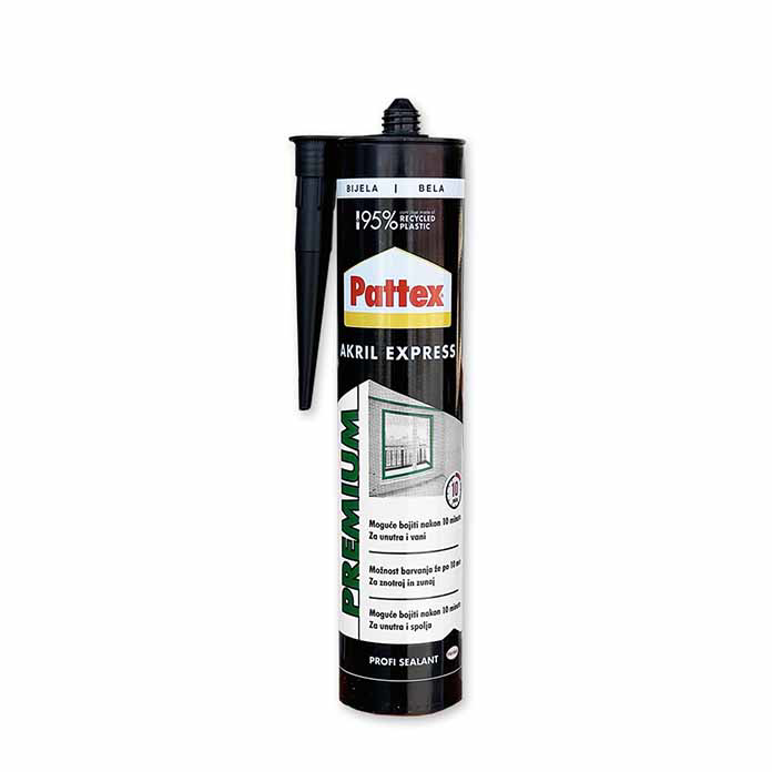 Slika Silikon PATTEX Acryl Express 280 gr akrilni brzosušeći silikon