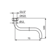 Slika Izliv S 75mm PIS07512