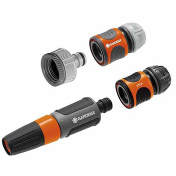 GARDENA komplet nastavaka za crevo 1/2 model 18291-20 sa mlaznicom i stop priključkom