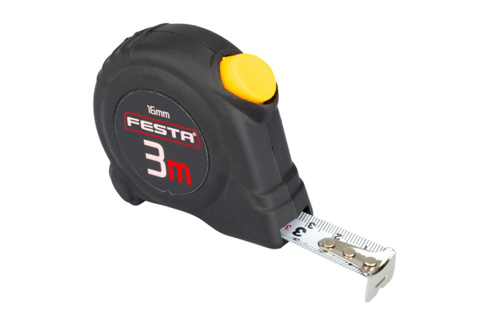Slika Metar građevinski FESTA Autolock 3 m × 16 mm FESTA 07.663 / 11333