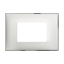 Slika Bticino Classia okvir 3M za doznu 503E/BP503N hrom/bela R4803WR