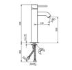Slika Baterija DARK za lavabo – visoka JD30109