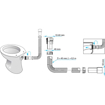 Slika Ispirna fleksibilna WC veza L=1 m S00015