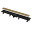 Slika Tuš kanalica APZ10 BLACK-BRASS 650 mm sa mesinganom perforiranom rešetkom Alca