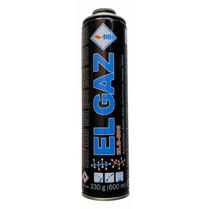 Gasni patron ELG-600 od 100 g za brenere i plinske lampe