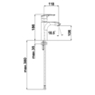 Slika HERZ Elite baterija za umivaonik E11 00088
