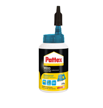 Slika Pattex WOOD WATERPROOF 250 g – vodootporni lepak za drvo