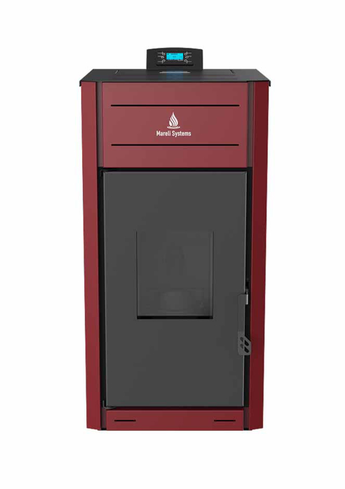 Slika Kotao na pelet Mareli Uno 24 kw (3kW+21kW) sa automatskom regulacijom i ugrađenom pumpom
