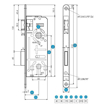 Slika Brava Titan WC 806/40-90L 65 mm za drvena vrata