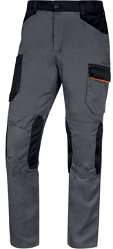 Slika Radne pantalone MACH 2 siva boja L veličina – 7 džepova, elastični struk