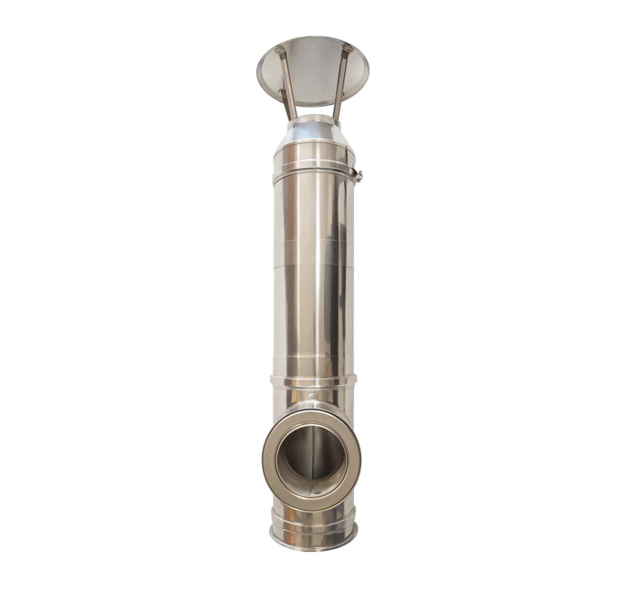 Slika Prohromski dimnjak OSA Kusiljevo set Ø130 – 8.4 m komplet inox