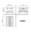 Slika Plastični šaht JUMBO 670 x 495 x 330 mm za navodnjavanje