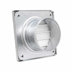 Slika Gravitaciona ventilaciona rešetka 150x150/125 mm bela